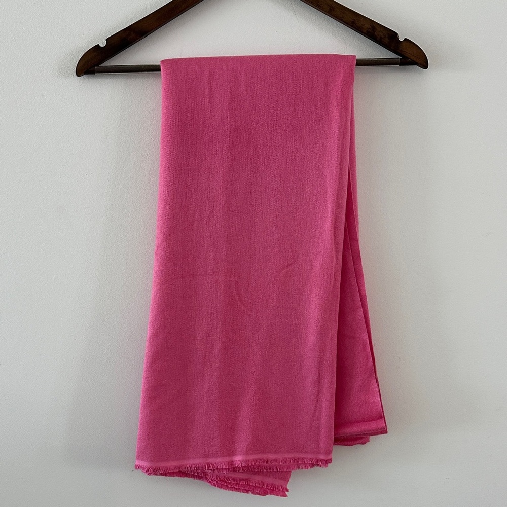 Chateau Pink Pashmina with Silk